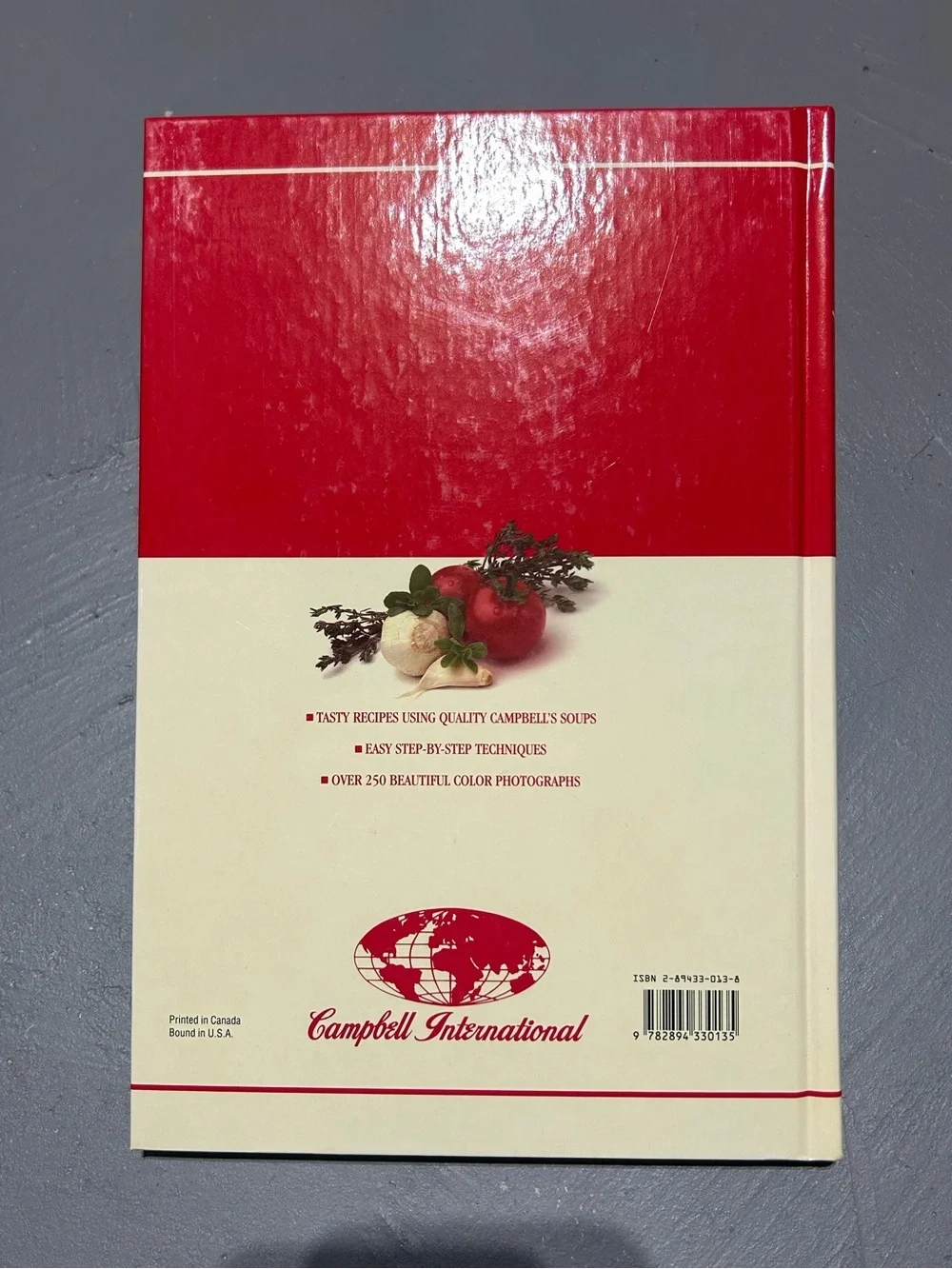 Campbell’s Simply Delicious Recipes Hard Cover Cookbook
